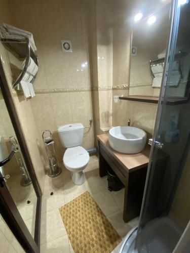 A bathroom at Casa Amurg