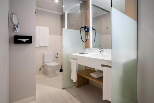 Koupelna v ubytování Golden Hotel Barcelona