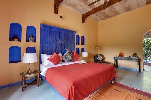 Cama o camas de una habitación en Maya Garh Pushkar