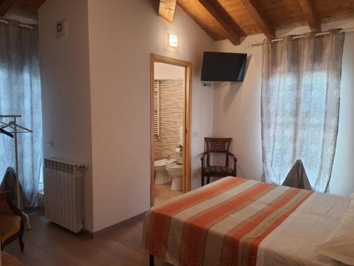 Postel nebo postele na pokoji v ubytování Parma house