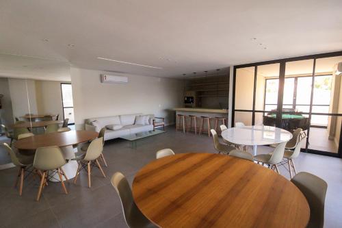 Et opholdsområde på Paraíso das águas, conforto e descanso com vista mar..