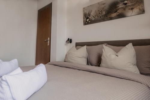 Ένα ή περισσότερα κρεβάτια σε δωμάτιο στο La Riva
