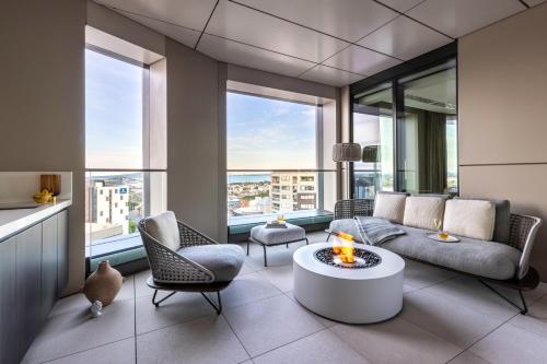 Et opholdsområde på Cordis, Auckland by Langham Hospitality Group