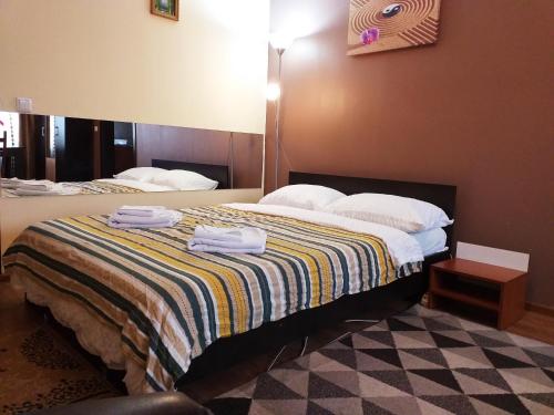 Cama o camas de una habitación en Buget B&B