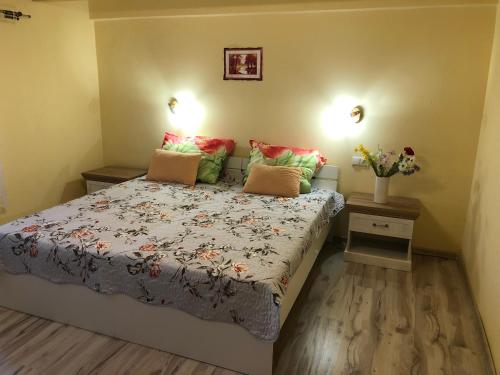 Posteľ alebo postele v izbe v ubytovaní Apartmány Matilda