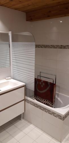 Ванна кімната в Chez Pépino