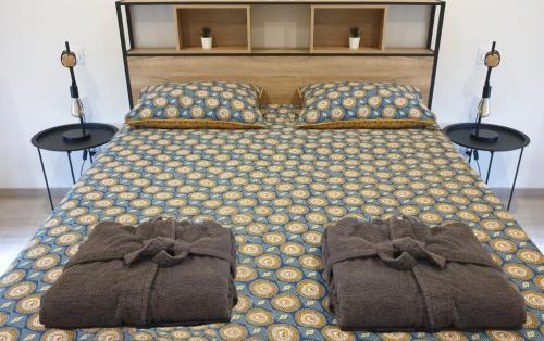 Krevet ili kreveti u jedinici u objektu Il Vialetto , appartement Milano , spacieux, tout confort, au calme