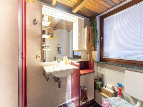 Koupelna v ubytování Charmante Ferienwohnung in Wismar mit Garten