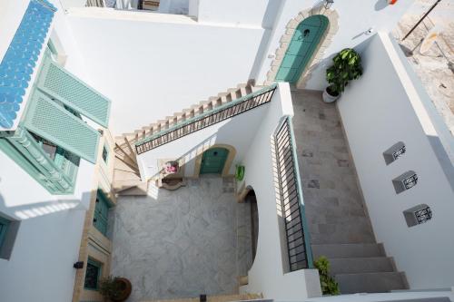 Ein Balkon oder eine Terrasse in der Unterkunft Dar Hammamet Guest House & Hammam
