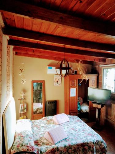 Llit o llits en una habitació de El nogal