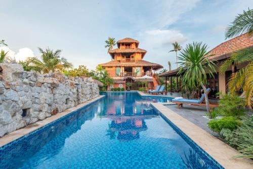 Πισίνα στο ή κοντά στο Limasan Villa Langkawi