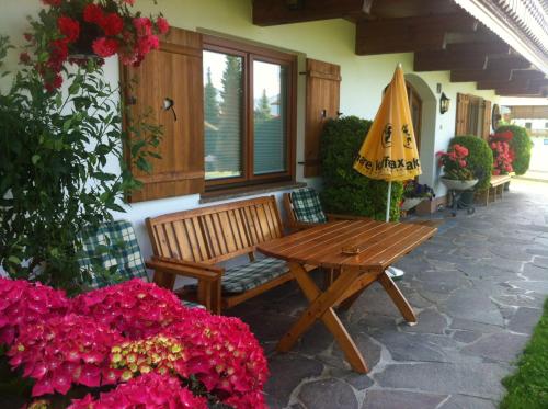 Κήπος έξω από το Frühstückspension Samerhof
