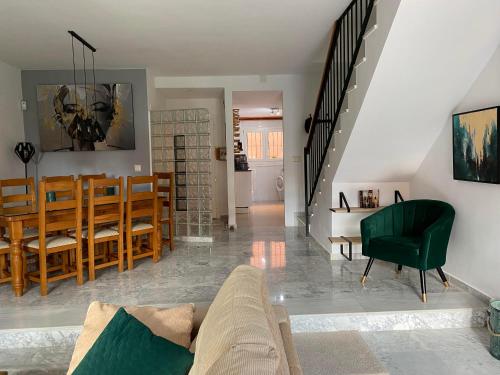 Χώρος καθιστικού στο Manilva Beach Casa de Pedro