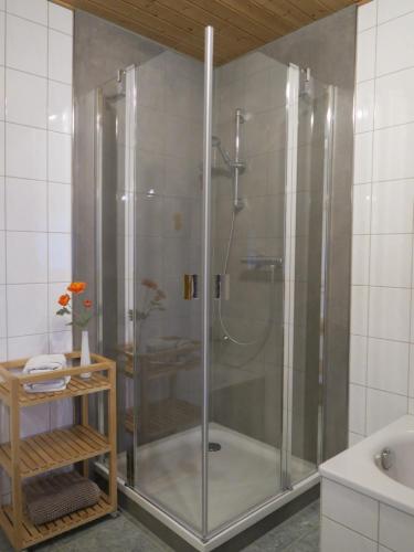 Koupelna v ubytování Ferienhaus Sonne, Harz und Sterne