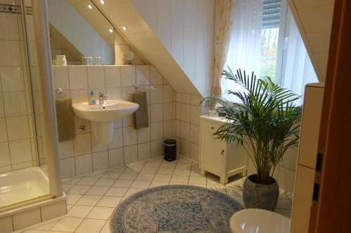 Kupatilo u objektu Hotel & Restaurant Venner Moor