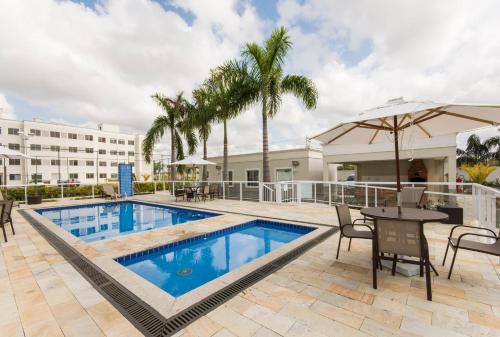 Πισίνα στο ή κοντά στο Apto 1 Agua Marinha