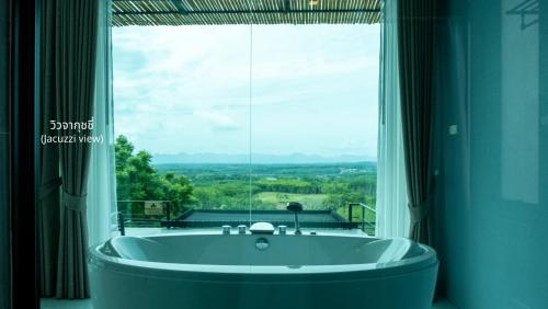 Koupelna v ubytování Caligo Resort