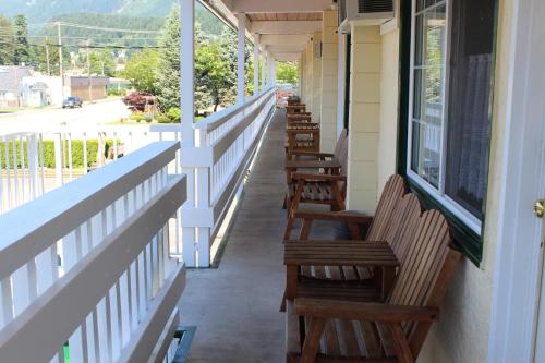 Μπαλκόνι ή βεράντα στο Best Continental Motel