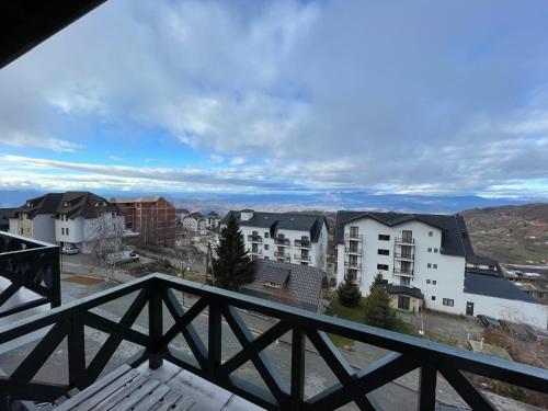 a view from the balcony of a apartment building at Pano Kopaonik Panorama in Kopaonik