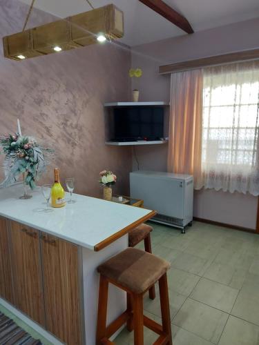 โทรทัศน์และ/หรือระบบความบันเทิงของ Apartmani Neca