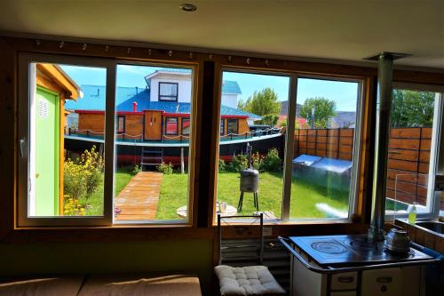 Zahrada ubytování Corner Hostel Puerto Natales