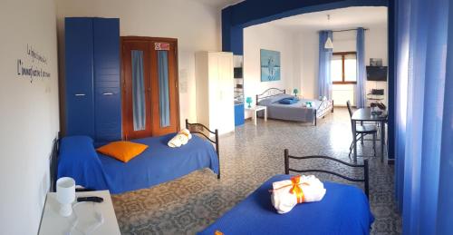 Cama o camas de una habitación en B&B Trapani Mare