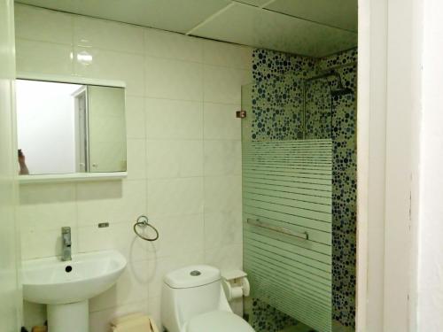 Ett badrum på Apartamento en BOCA CHICA, a 50 metros, playa boca chica