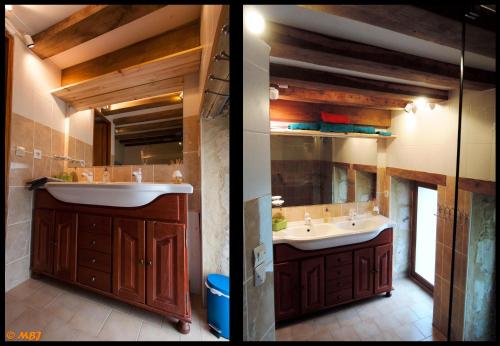 Bilik mandi di Manoir du Bois Joly - Gîte du Fournil