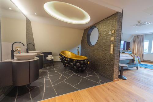 O zonă de relaxare la Prinzhotel Rothenburg