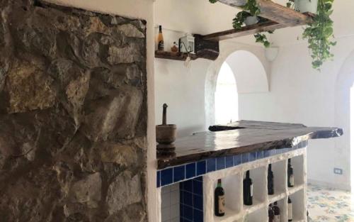 Virtuvė arba virtuvėlė apgyvendinimo įstaigoje Tenuta La Picola