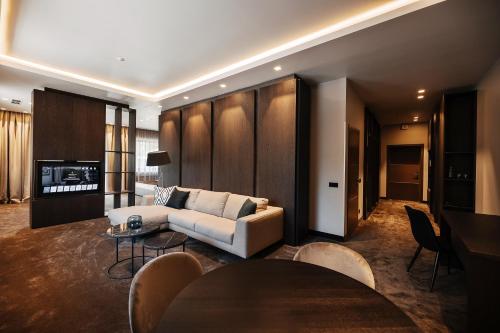 Posezení v ubytování Verkhovyna Resort Medical & Wellness