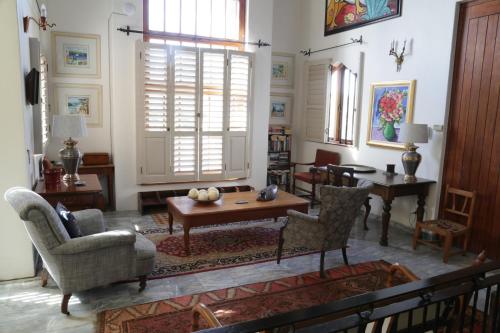 Χώρος καθιστικού στο At Villa Fig Guest House