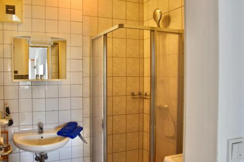 Koupelna v ubytování Golf-Appartement