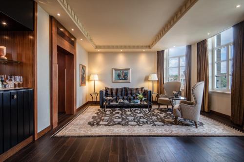 Posezení v ubytování King David Hotel Jerusalem