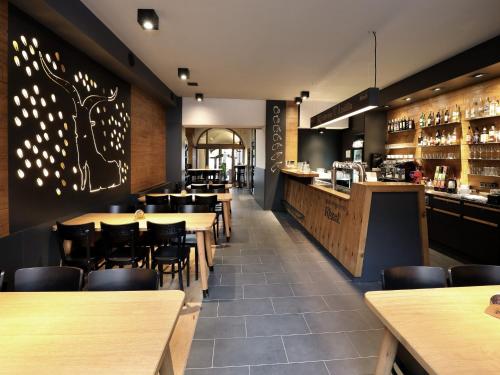 Lounge nebo bar v ubytování Penzion U Anděla