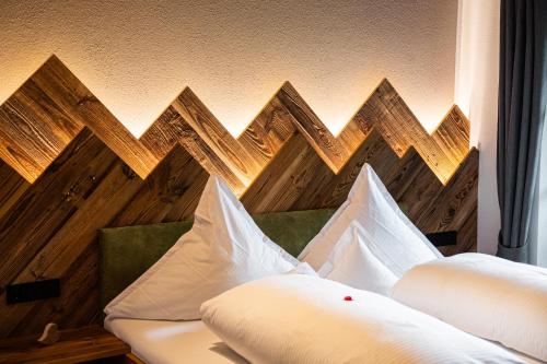Letto o letti in una camera di Landhaus Eggensberger