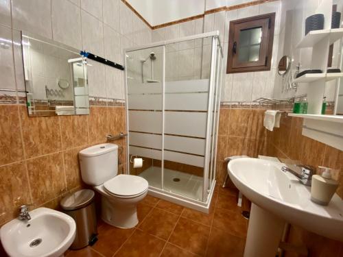 Koupelna v ubytování Casa El Descanso Azul A