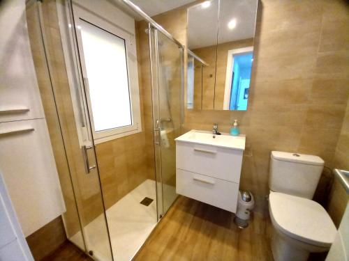 Koupelna v ubytování Apartamentos Medano - Lagos de Miramar Deluxe