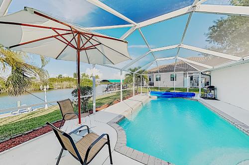 New Listing! Home on Canal: Gulf-Access Dock, Pool home