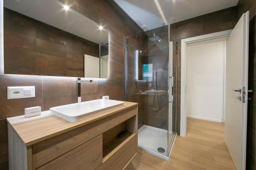 Koupelna v ubytování Boutique Apartments