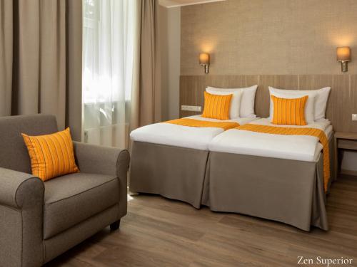 Postel nebo postele na pokoji v ubytování Kreutzwald Hotel Tallinn