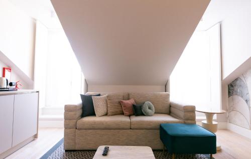 Гостиная зона в The Lift Apartments by RIDAN Hotels