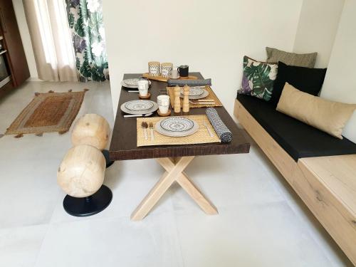 Posezení v ubytování Boho katoikia