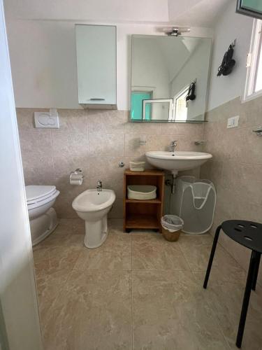 Koupelna v ubytování Casa Merlata
