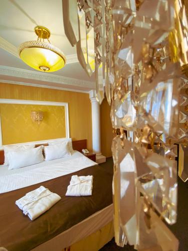 Katil atau katil-katil dalam bilik di Nomad Hotel