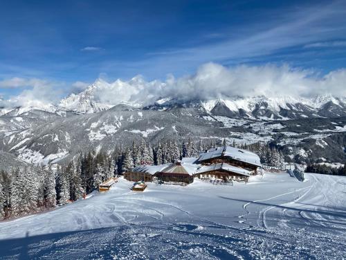 Chalet Reiteralm- SKI IN SKI OUT v zimě