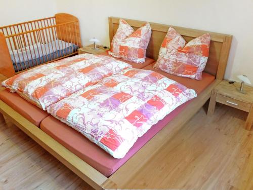 Säng eller sängar i ett rum på Holiday Home Krämer by Interhome