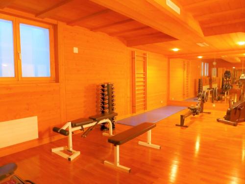 Γυμναστήριο ή/και όργανα γυμναστικής στο Apartment Antares R05 by Interhome