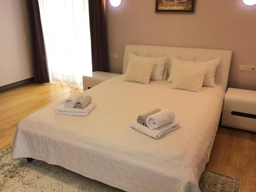 Una cama o camas en una habitación de Radvi House