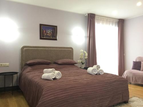 Una cama o camas en una habitación de Radvi House
